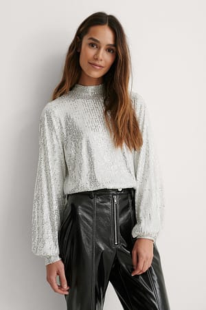 Silver Bluse