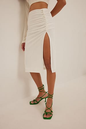 Green Stilettos con tiras anudadas