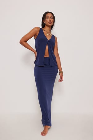 Long Jersey Skirt