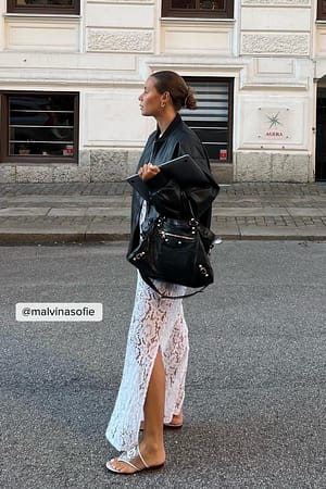 White Lace Maxi Dress
