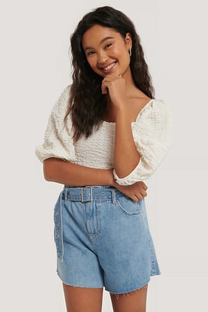 Denim Pantalones cortos