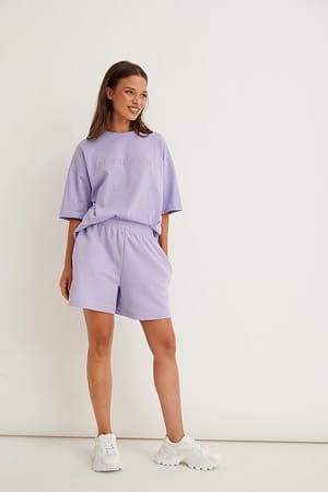 Lilac Organische jerseyshort
