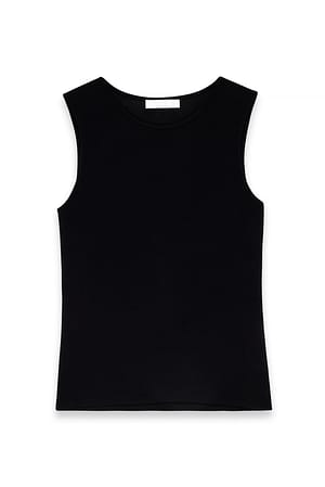 Black Modal Unterhemd