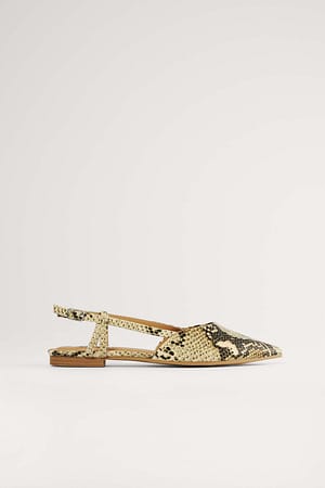 Snake Ballerina-Pantoletten