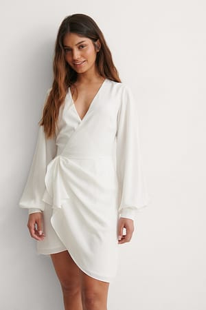 Gathered Overlap Dress