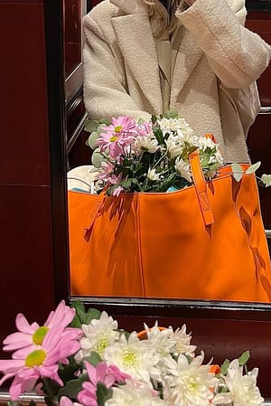 Orange Oversize-Tasche