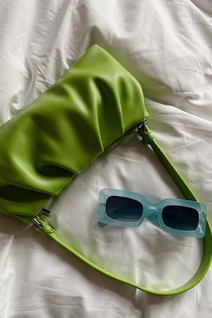 Kiwi Green Kleine ingerimpelde bageuttetas