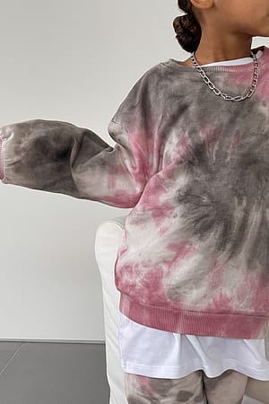 Tie Dye Ekologisk tröja med tie dye