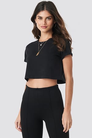 White/Black 2-Pack Crop Top