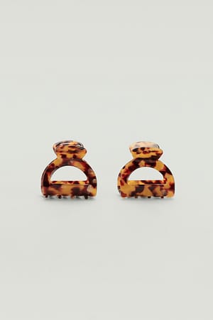 Tortoise 2er-Pack kleine Haarclips