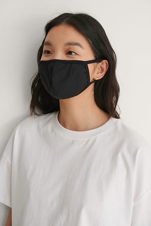 Black Pack de 3 mascarillas básicas