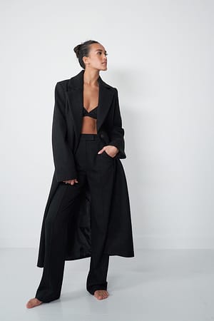 Manteau long ajusté