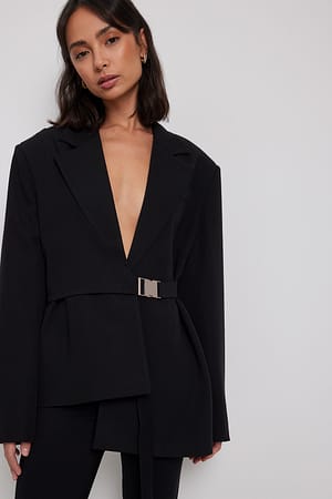 Asymmetric Layered Blazer