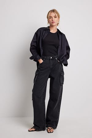 Grey Cargo-Hose mit Balloon Legs