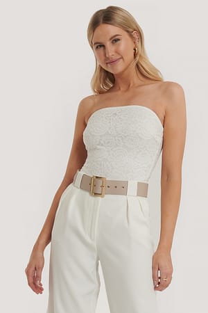 White Bandeau Body