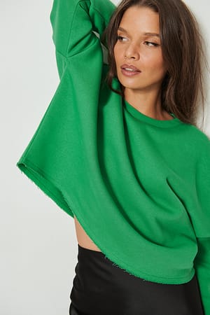 Green Organische basic trui