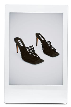 Black Tacones tipo jaula
