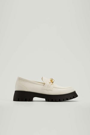 Vanilla Mocasines Con Suela Chunky