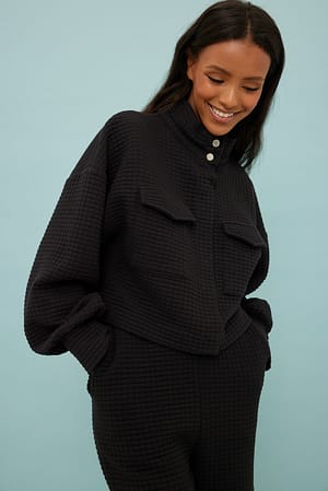 Black Veste matelassée