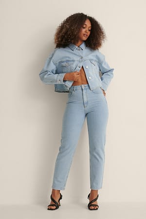 Light Blue Organische spijkerjack
