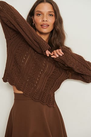 Detail Knitted Sweater
