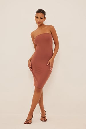 Mauve Midi-jurk