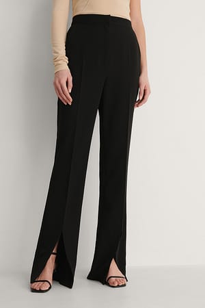 Broek met split voor