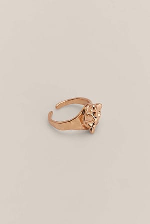 Recycled Frostad skulptur ring