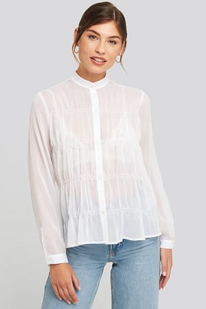 Gatherings Detail Chiffon Shirt