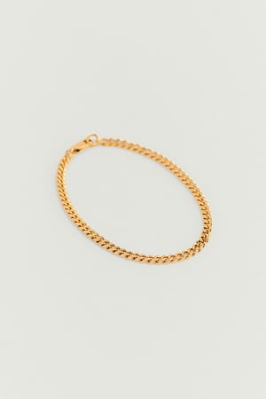 Gold Recycled guldpläterad armkedja