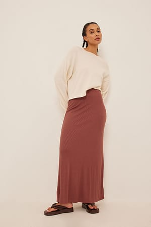 Mahogny Rose Maxi jupe
