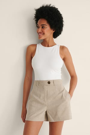 Short Taille Haute Ajusté