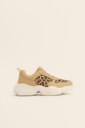 Leopard Løbesko Med Leopardprint