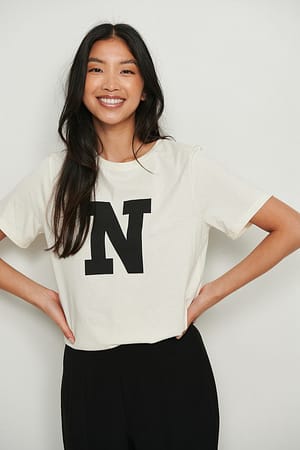 Offwhite T-shirt imprimé