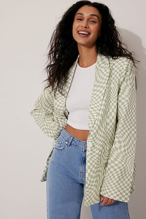 Blazer in linnenmix