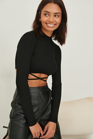 Long Sleeve Turtleneck Top
