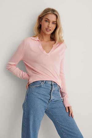 Light Pink Strickpullover