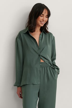 Green Chemise coupe ample