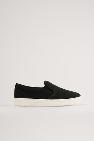 Black Slip-In-Trainingsschuhe