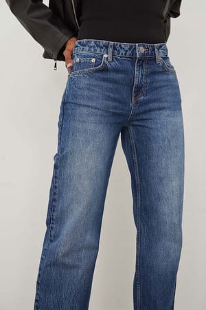 Low Waist Slim Leg Denim