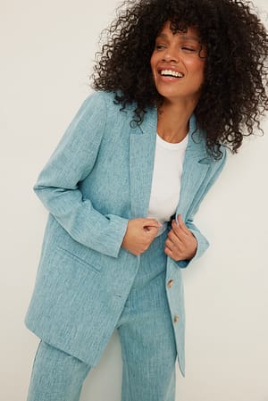Mélange regular blazer