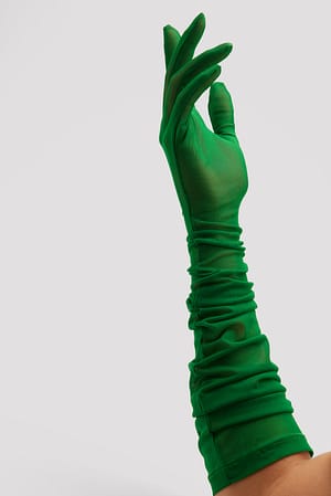 Strong Green Gants, maille