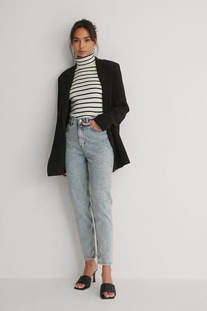 Acid Blue Jean mom biologiques