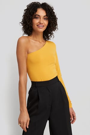 Mustard One Shoulder Body