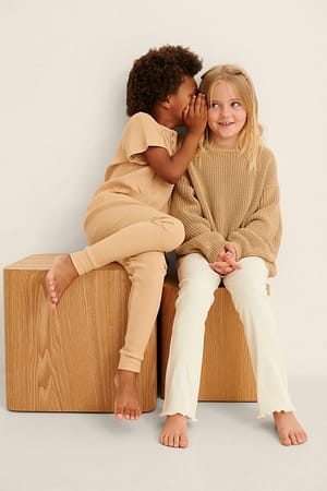 Organic Ribbed Leggings