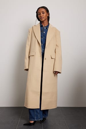 Pale Khaki Oversize kappa