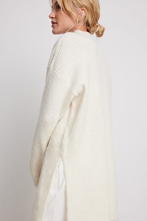 Offwhite Pull surdimensionné