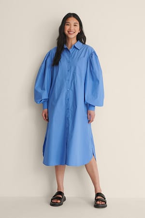 Robe chemise surdimensionnée