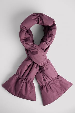 Dark Purple Vattert skjerf