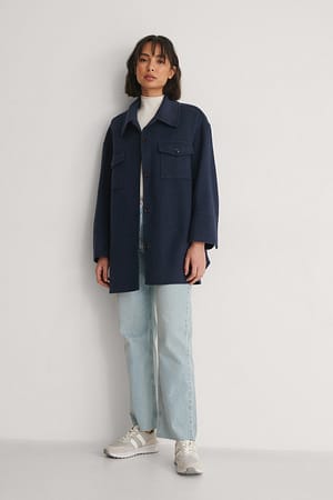 Navy Jacke